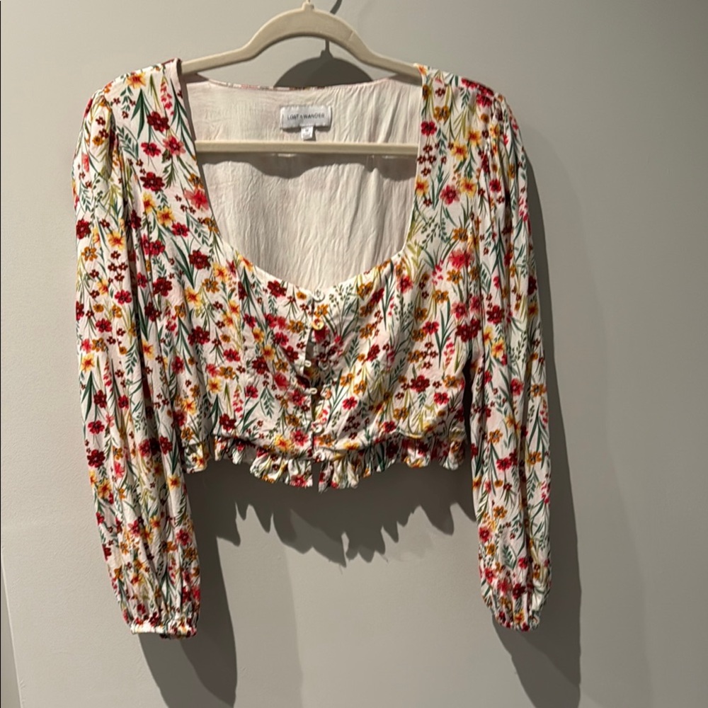 Floral Print Women's Top